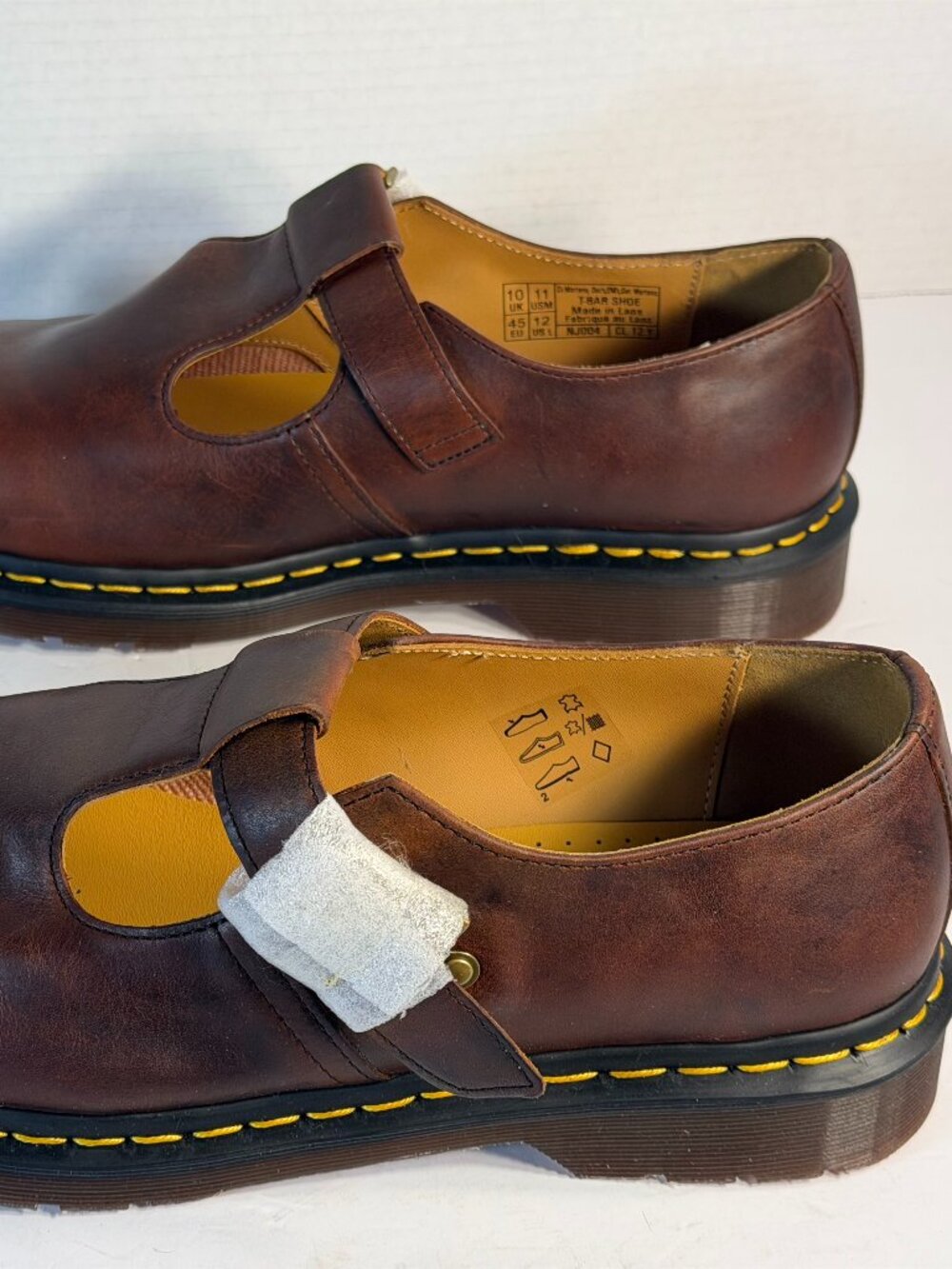 Dr Martens NIB T-Bar shoes M-11 -- L-12 - Picture 12 of 16